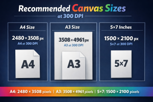 Canvas Size for Printing Your Artwork