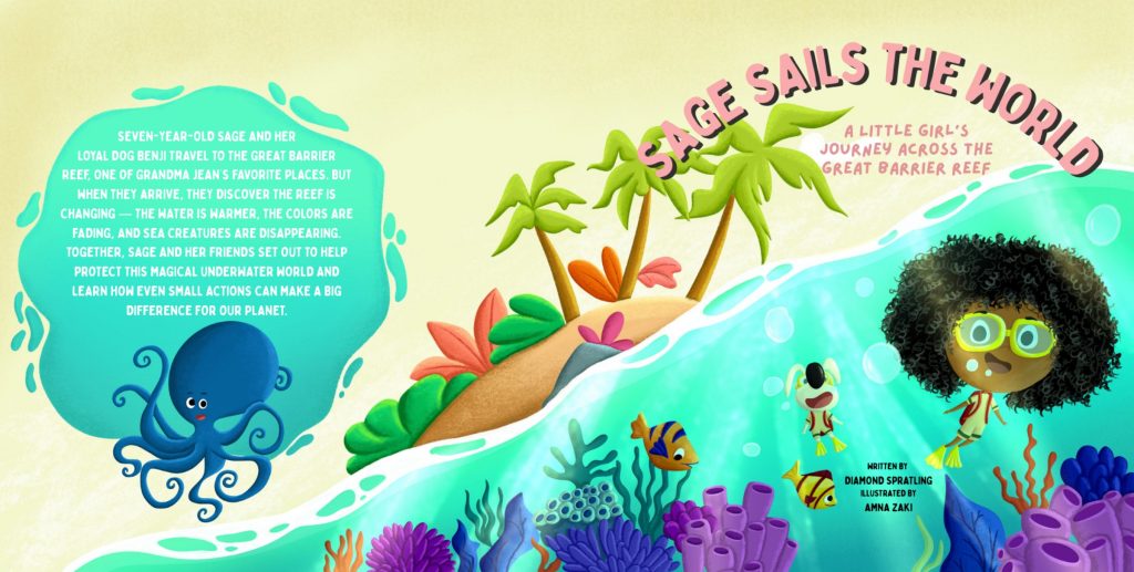 Front cover of Sage Sails The World: The Great Barrier Reef